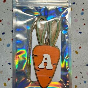 Orange Carrot Easter Basket Tag